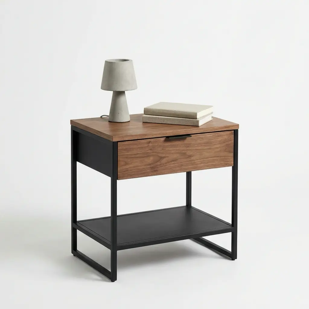 Classic Oak Bedside Table